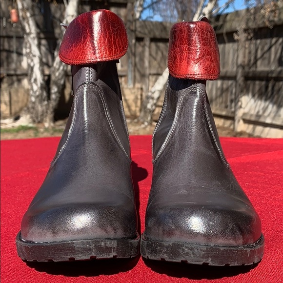 Jafa 2122 Graphite Contrast Ankle Boots Size 37 - Picture 5 of 10